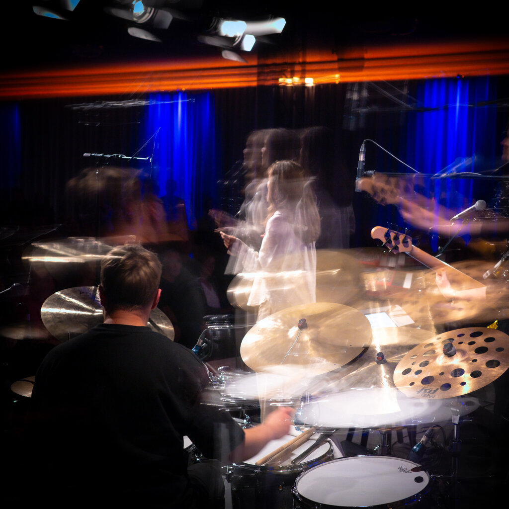 Dekoratives Bild Presse Konzert